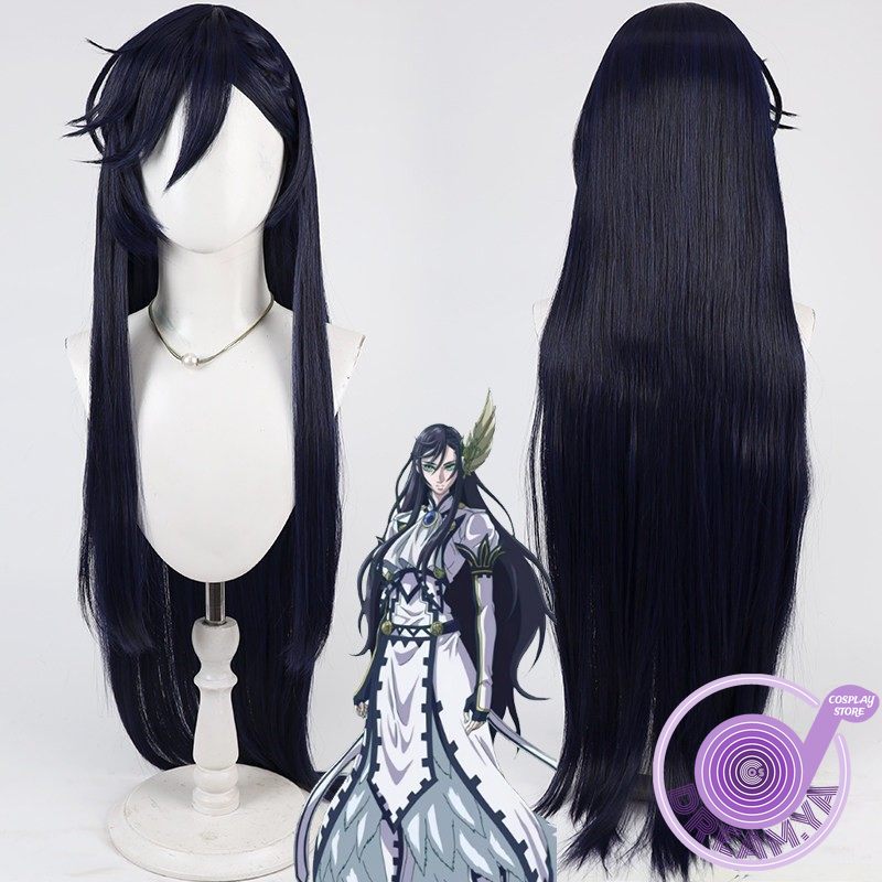 Anime Cosplay Blue Hair - Perruque de cosplay Brünhilde Record of
