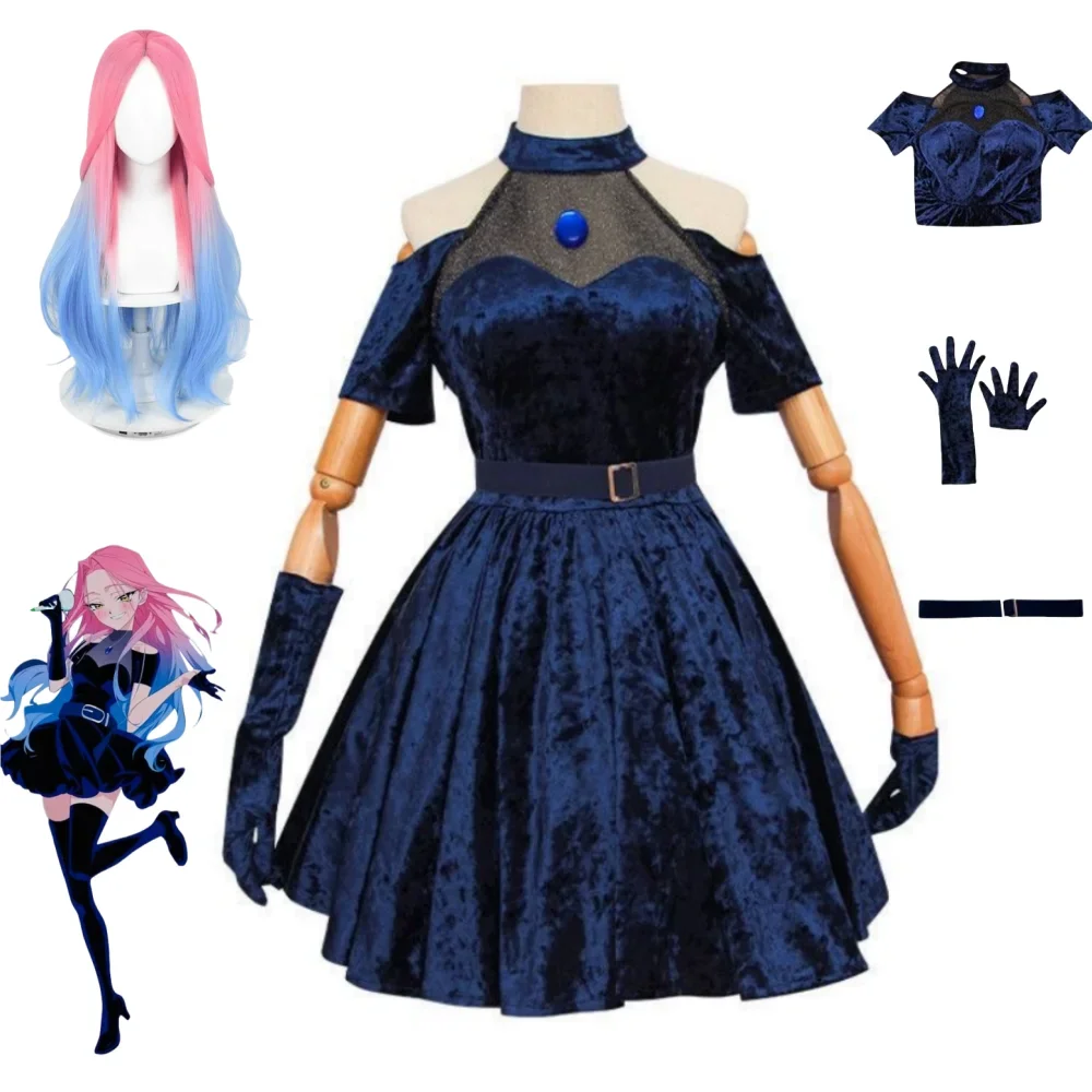 Costume de cosplay Mizi 2026,  - Anime Cosplay Blue Hair avis et prix