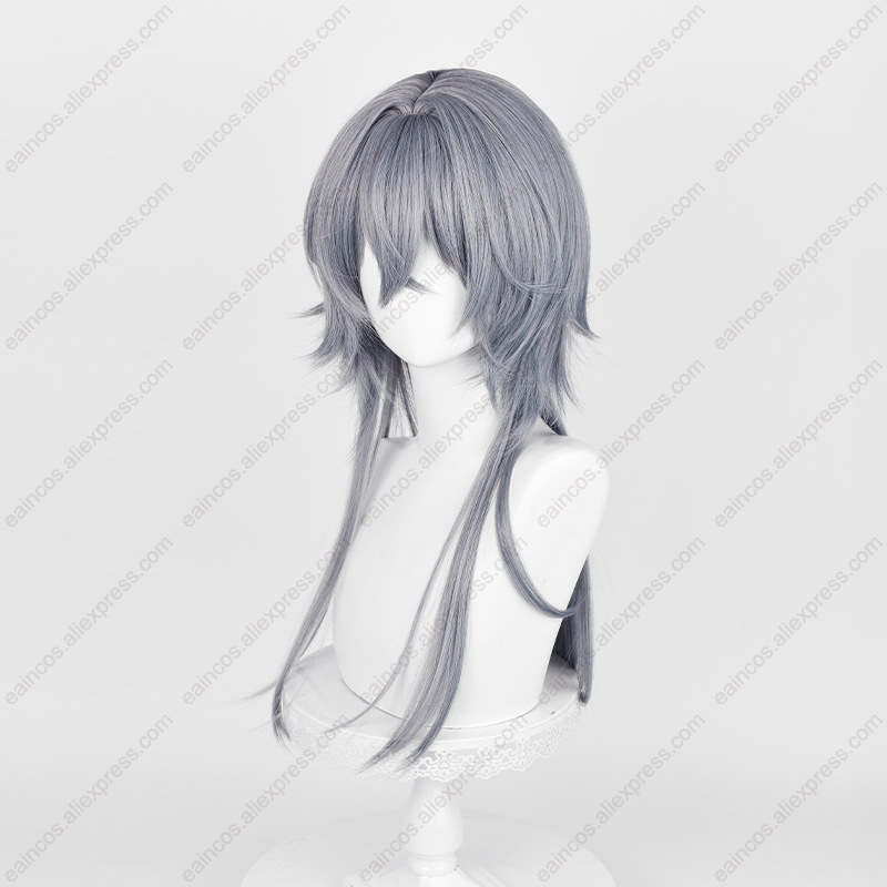 Arknight Logos Cosplay perruqu - Anime Cosplay Blue Hair avis et prix