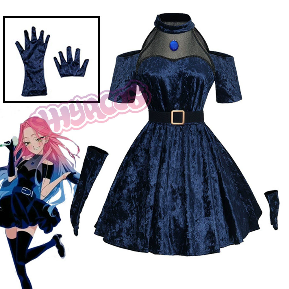 Mizi Cosplay Anime Alien scène - Anime Cosplay Blue Hair avis et prix