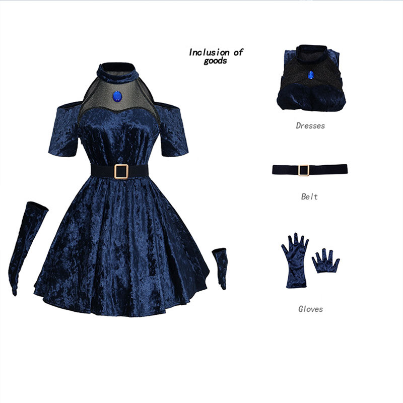 Costume de scène Mizi Cosplay  - Anime Cosplay Blue Hair avis et prix