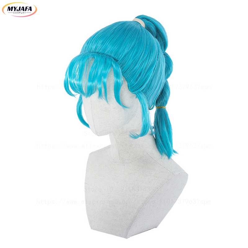 Bulma Cosplay perruque Buruma  - Anime Cosplay Blue Hair avis et prix