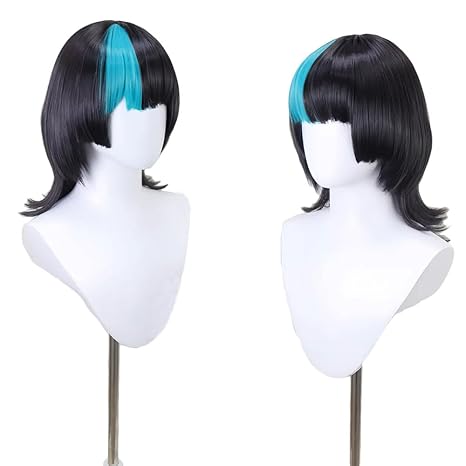 Perruque Anime Kirara Hoshi, c - Anime Cosplay Blue Hair avis et prix