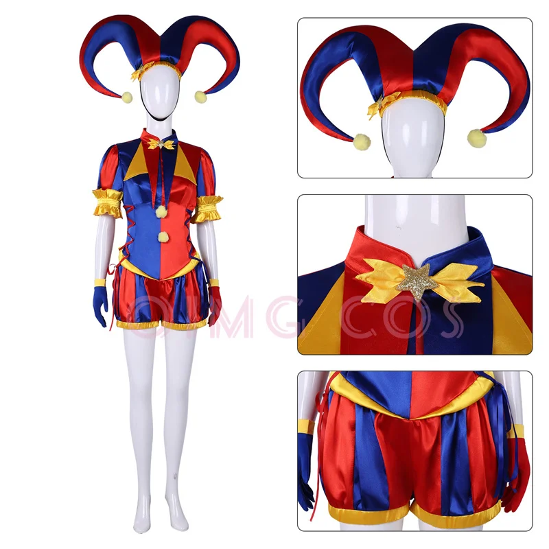 Costume de cosplay Pomni du Ci - Anime Cosplay Jumpsuit avis et prix